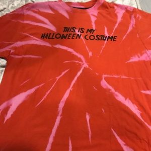 Custom bleach tie dye t-shirt